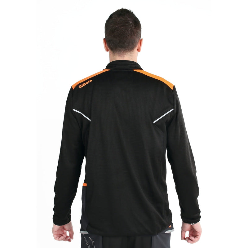 Beta Grid Microfleece Sweater - 7563N L - WEB-075630003 - Beta - Trade Counter Direct