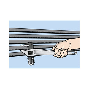 Beta Heavy Duty Offset Pattern Pipe Wrench 450 Mm - 365 - 365 450 - WEB-003650045 - Beta - Trade Counter Direct