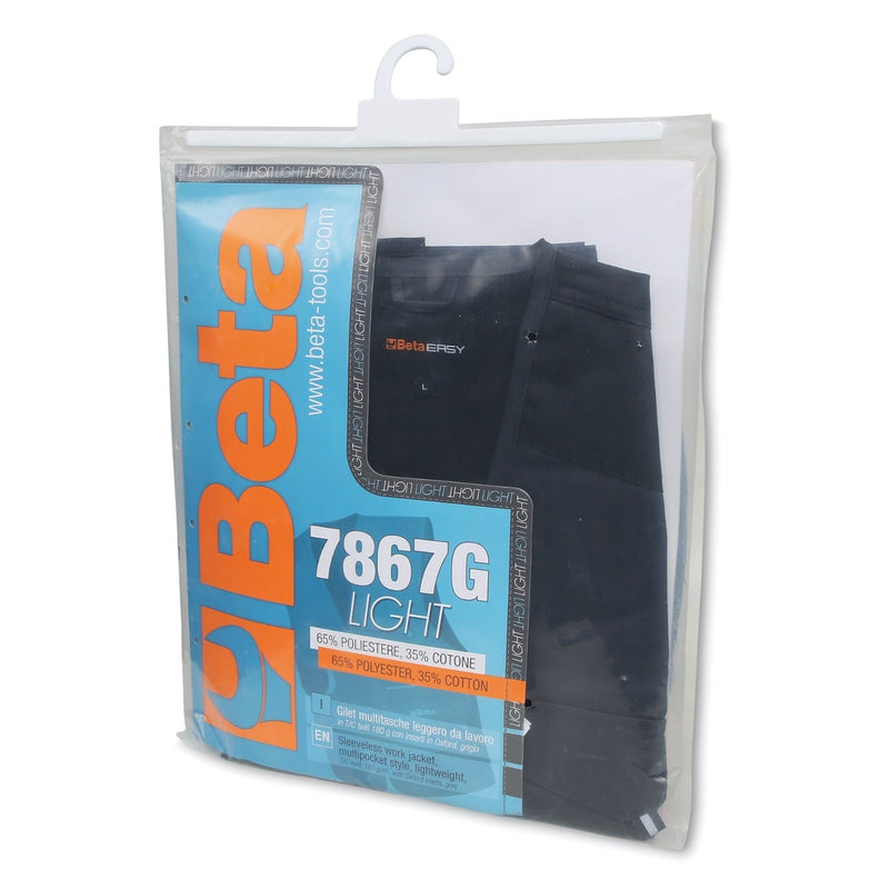 Beta Lightweight Sleeveless Work Jacket Xs - 7867G - 7867G XS - WEB-078670800 - Beta - Trade Counter Direct