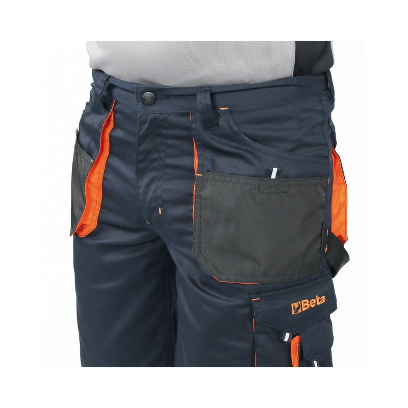 Beta Lightweight Work Bermuda Shorts Blue Size S - 7861B - 7861B S - WEB-078610701 - Beta - Trade Counter Direct