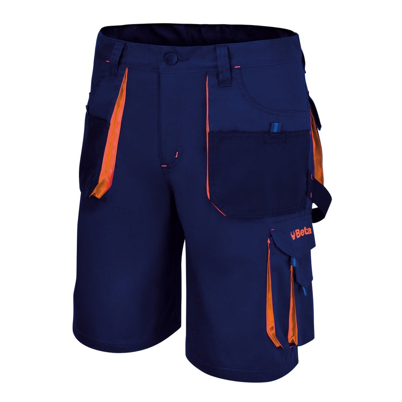 Beta Lightweight Work Bermuda Shorts Blue Size S - 7861B - 7861B S - WEB-078610701 - Beta - Trade Counter Direct