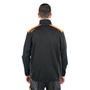 Beta Long - Zipped Black Sweatshirt With Anthracite Grey Inserts Xl - 7565NG - 7565NG XL - WEB-075650404 - Beta - Trade Counter Direct