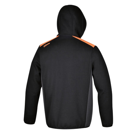 Beta Long - Zipped Hoodie Black With Anthracite Grey Inserts Size L - 7566NG - 7566NG L - WEB-075660403 - Beta - Trade Counter Direct