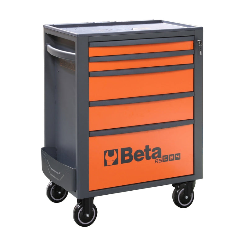 Beta Mobile roller cab with 5 drawers - RSC24/5 - RSC24/5 - R - WEB-024004053 - Beta - Trade Counter Direct