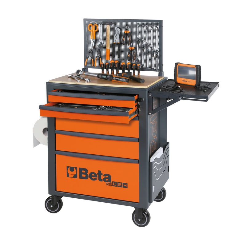 Beta Mobile roller cab with 5 drawers - RSC24/5 - RSC24/5 - R - WEB-024004053 - Beta - Trade Counter Direct
