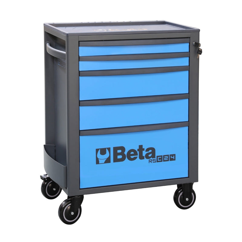Beta Mobile roller cab with 5 drawers - RSC24/5 - RSC24/5 - R - WEB-024004053 - Beta - Trade Counter Direct