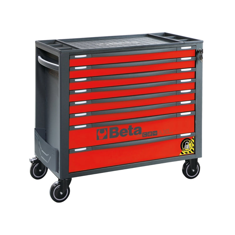 Beta Mobile roller cab with 8 drawers, with anti - tilt system, long model - RSC24AXL/8 - RSC24AXL/8 - R - WEB-024004283 - Beta - Trade Counter Direct
