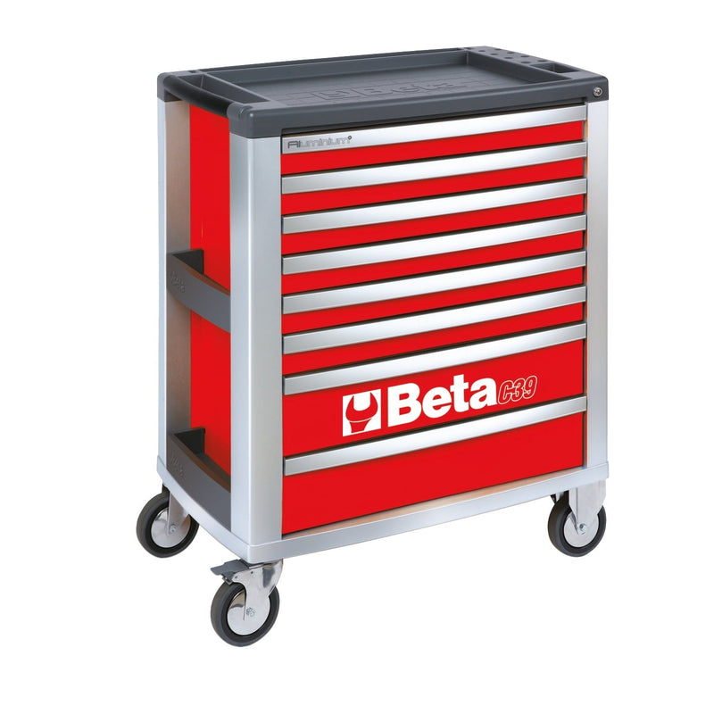 Beta Mobile Roller Cab With Eight Drawers - C39/8 - C39 - 8/R - WEB-039000043 - Beta - Trade Counter Direct
