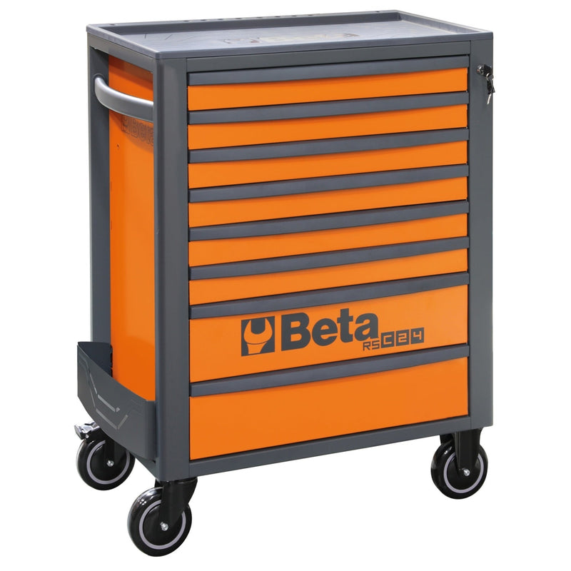 Beta Mobile Roller Cabinet With 8 Drawers And 411 - Tool Assortment - 2400 RSC24A/8 - VIL - 2400 RSC24A/8 - VIL/A - WEB-024004026 - Beta - Trade Counter Direct
