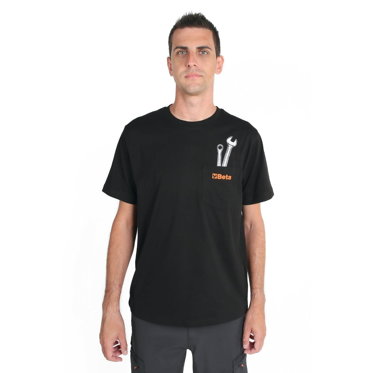 Beta Modern Print Cotton T-Shirt - 7548T XS - WEB-075480700 - Beta - Trade Counter Direct