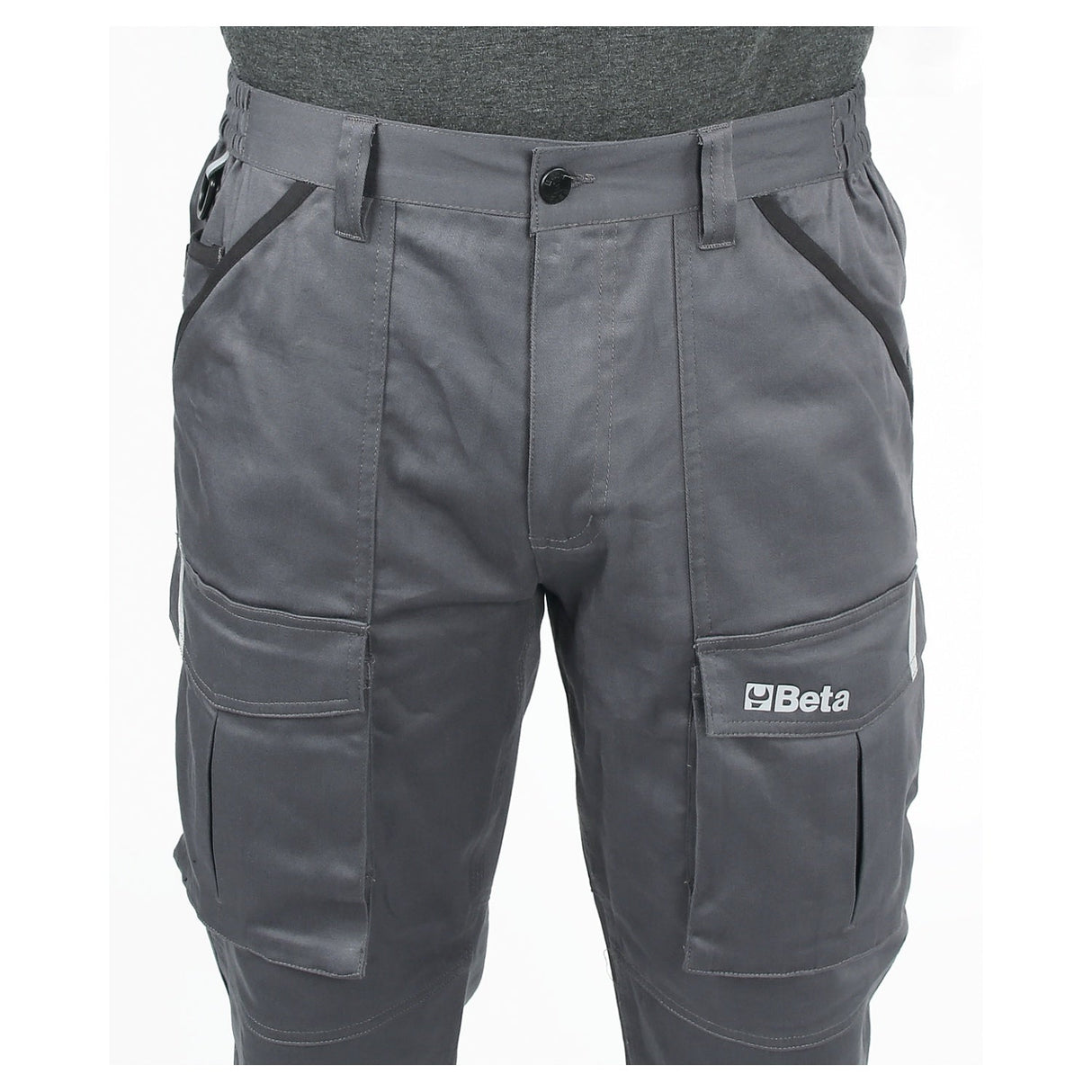 Beta Multipocket Work Trousers Grey - 7930MG L - WEB-079300403 - Beta - Trade Counter Direct