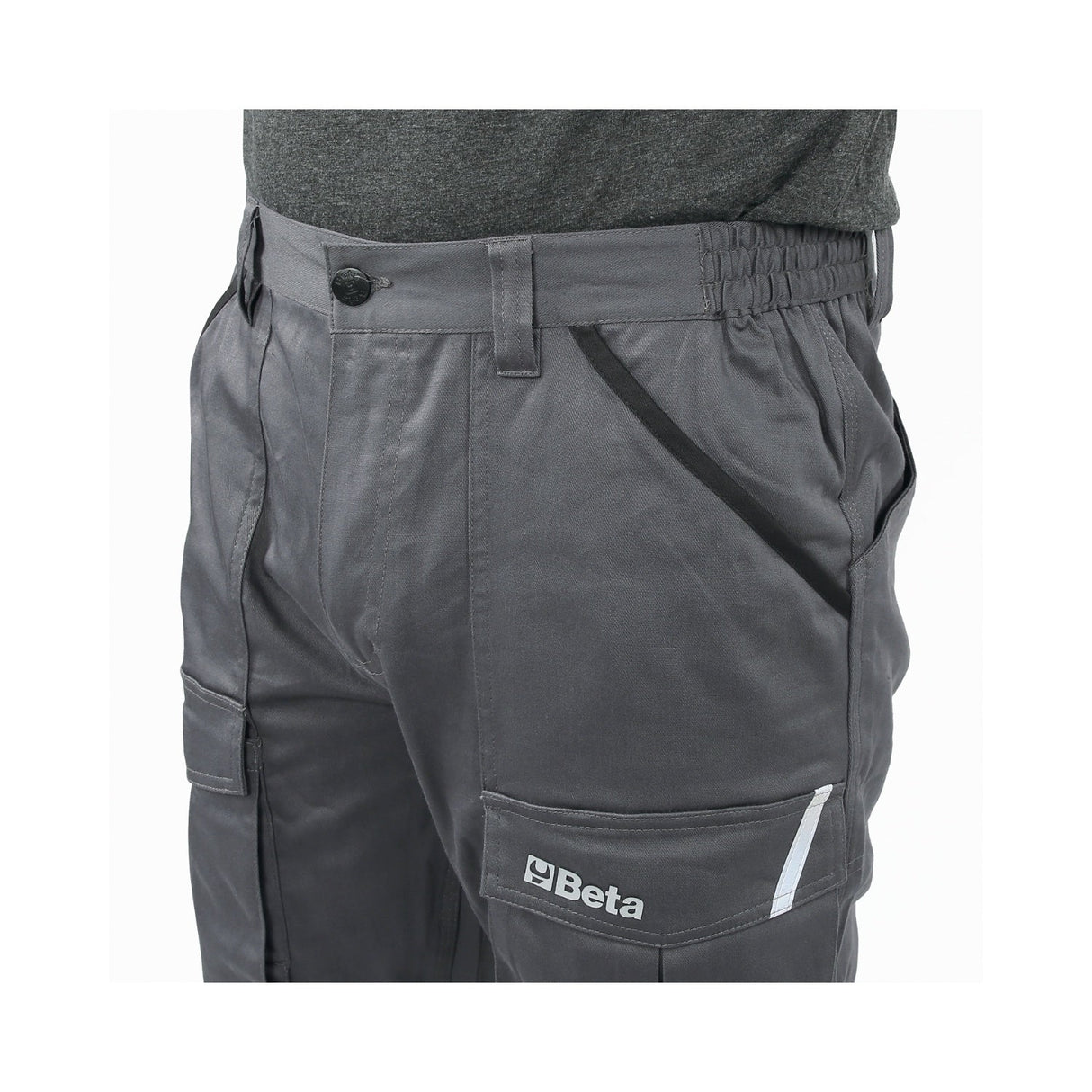 Beta Multipocket Work Trousers Grey - 7930MG L - WEB-079300403 - Beta - Trade Counter Direct