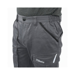 Beta Multipocket Work Trousers Grey - 7930MG L - WEB-079300403 - Beta - Trade Counter Direct