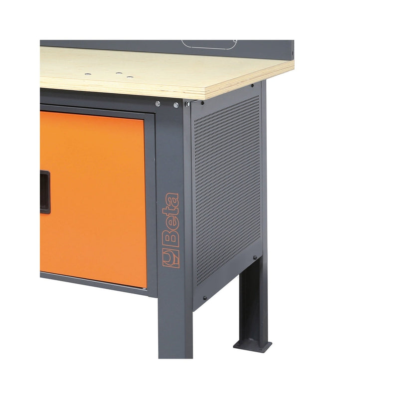 Beta Perforated Side Panel For Modular Workbenches 560 X 25 X 545 Mm - C58PFL - WEB-058000696 - Beta - Trade Counter Direct