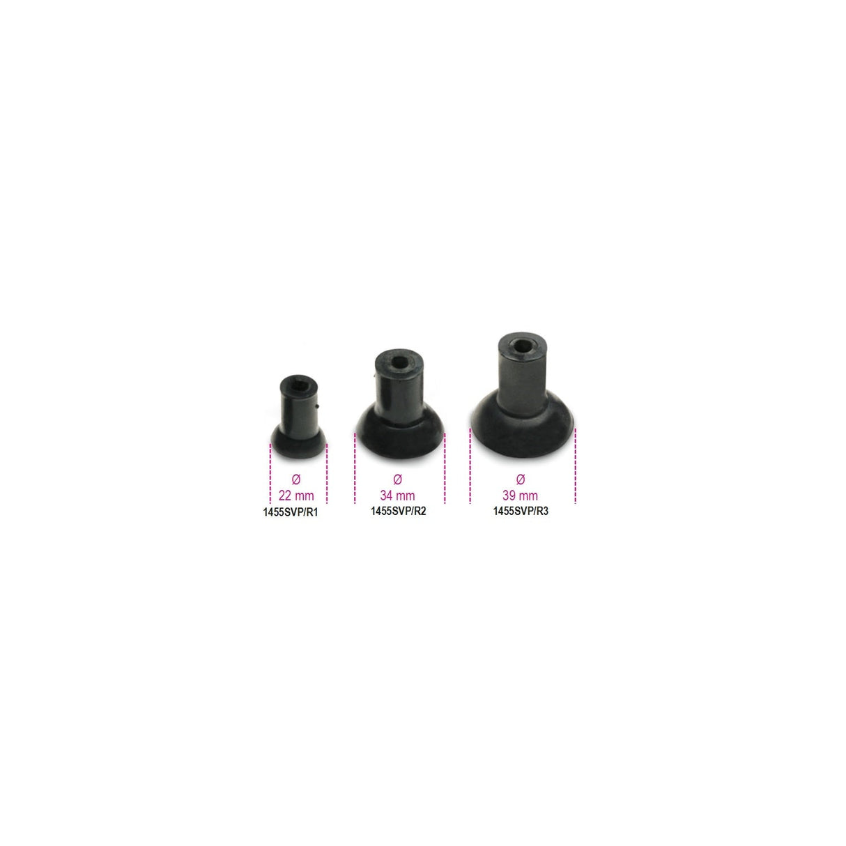 Beta Replacement Rubber Suction Cups For 1455Svp, 5 Piece - 1455SVP/R... - 1455SVP/R3 - WEB-014550503 - Beta - Trade Counter Direct