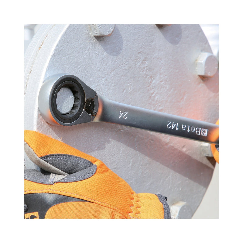 Beta Reversible Ratcheting Combination Wrench 6 Mm - 142 - 142 6 - WEB-001420006 - Beta - Trade Counter Direct