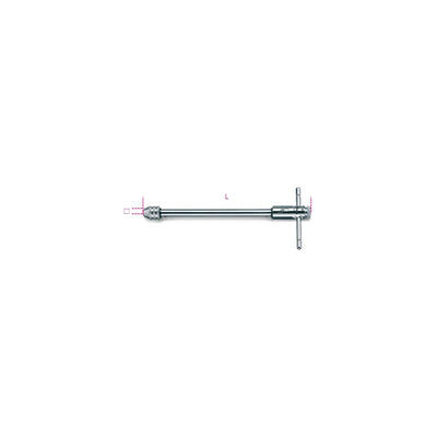 Beta Reversible Ratcheting Tap Wrench Long Series 4.6 - 8 Mm M5 - M12 - 436L - 436L/2 - WEB-004360014 - Beta - Trade Counter Direct