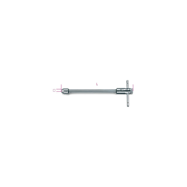 Beta Reversible Ratcheting Tap Wrench Long Series 4.6 - 8 Mm M5 - M12 - 436L - 436L/2 - WEB-004360014 - Beta - Trade Counter Direct