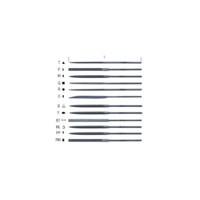 Beta Second Cut Needle File 160 Mm, 3 Mm Shaft - 1720/... - 1720R - WEB-017200010 - Beta - Trade Counter Direct
