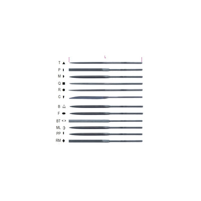 Beta Second Cut Needle Files 160 Mm, Shaft Ø 3 Mm - 1720/... - 1720 - 1720Q - WEB-017200009 - Beta - Trade Counter Direct