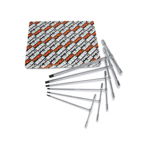 Beta Set of 6 T - handle wrenches with one hexagon male end - 951GP/S6 - WEB-009511687 - Beta - Trade Counter Direct