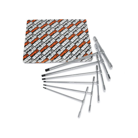 Beta Set of 6 T - handle wrenches with one hexagon male end - 951GP/S6 - WEB-009511687 - Beta - Trade Counter Direct