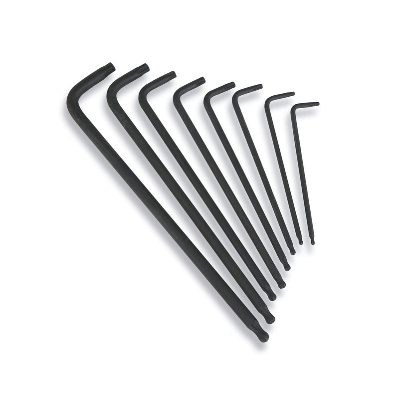Beta Set of 8 offset key wrenches with a ball head for Torx® head screws Tamper Resistant Torx®. - 97BRTXL/SC8 - WEB-000970464 - Beta - Trade Counter Direct