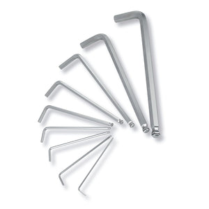 Beta set of offset hexagon key wrenches 9 pcs. with ball head and screw holding system (art. 96BP - HO) with support - 96BP - HO/SC9 - WEB-000961254 - Beta - Trade Counter Direct