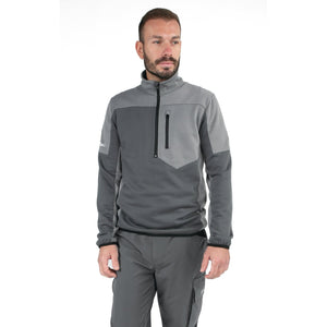 Beta Short - Zip Work Sweatshirt Anthracite/Light Grey Size L - 7643G - 7643G L - WEB-076430003 - Beta - Trade Counter Direct