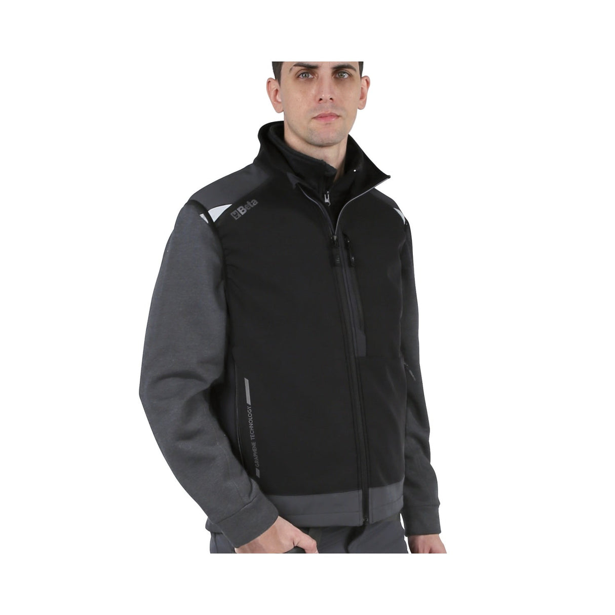 Beta Sleeveless Softshell Work Jacket With Graphene - 7647GG L - WEB-076470013 - Beta - Trade Counter Direct