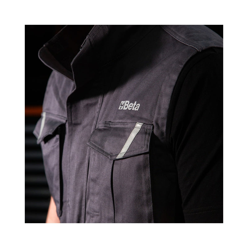 Beta Sleeveless Work Jacket - 7937MG M - WEB-079370402 - Beta - Trade Counter Direct