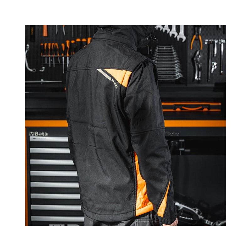 Beta Softshell Jacket With Detachable Hood And Sleeves 2Xl - 7659N - 7659N XXL - WEB-076590005 - Beta - Trade Counter Direct