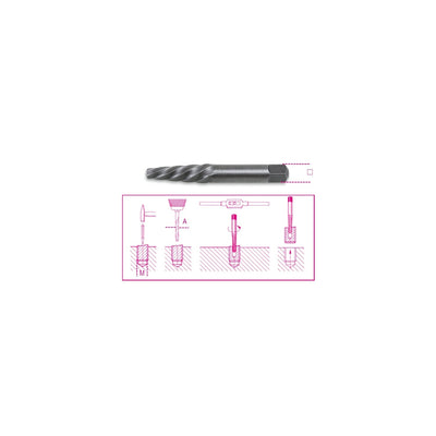 Beta Tapered Extractor For Broken Screws And Studs 11–14 Mm - 1430/... - 1430/4 - WEB-014300014 - Beta - Trade Counter Direct