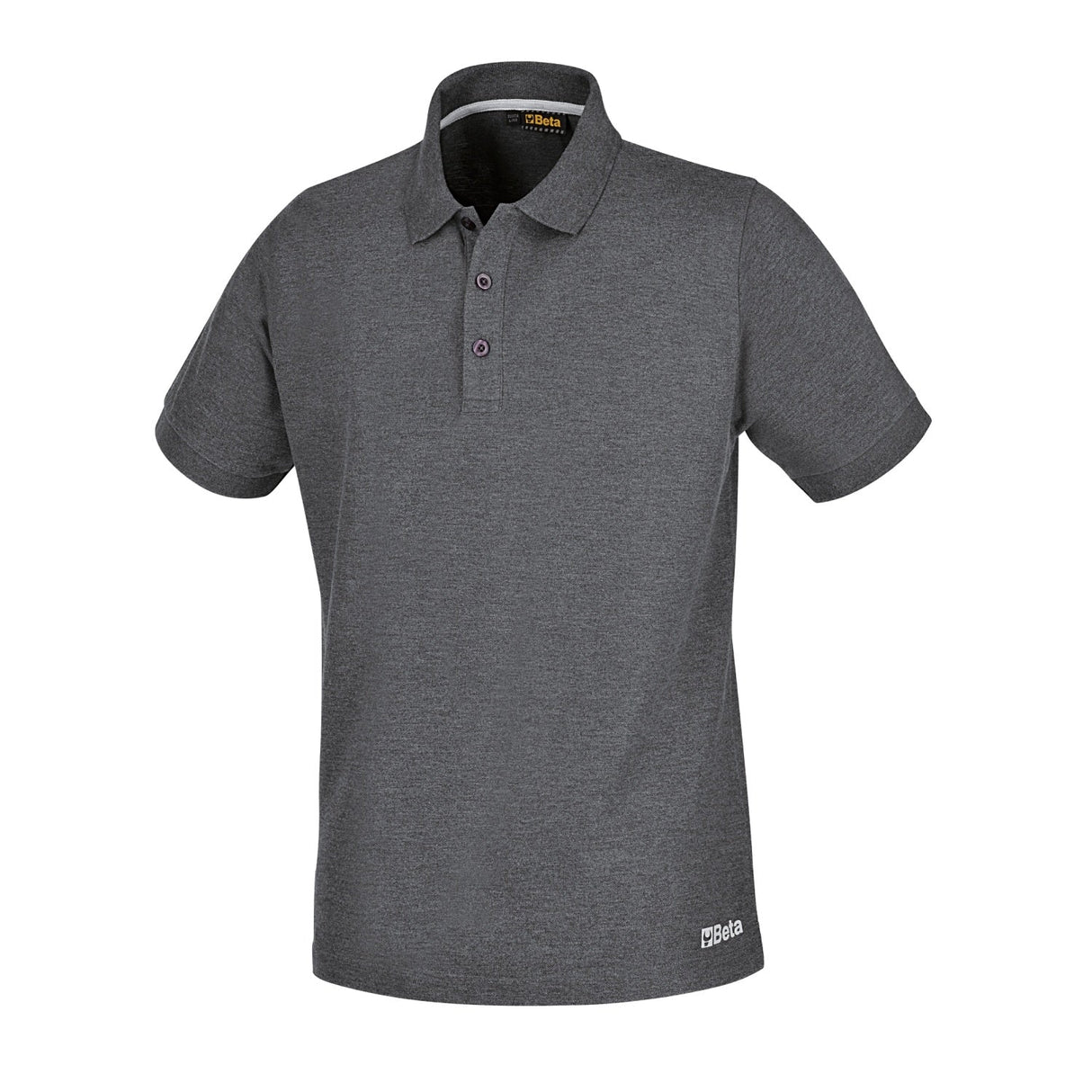 Beta Three - Button Cotton Work Polo Shirt - 7552G S - WEB-075520401 - Beta - Trade Counter Direct