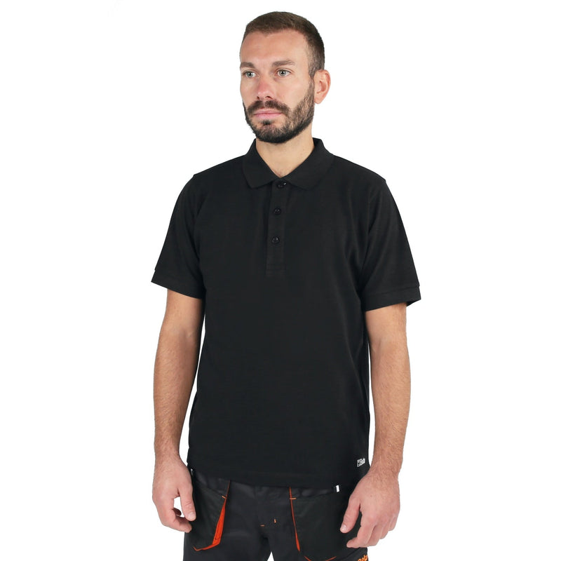 Beta Three - Button Piqué Cotton Work Polo Shirt - 7552N M - WEB-075520502 - Beta - Trade Counter Direct