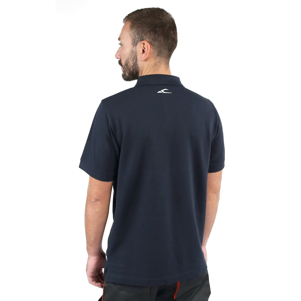 Beta Three - Button Piqué Cotton Work Polo Shirt Blue - 7552BL L - WEB-075520303 - Beta - Trade Counter Direct