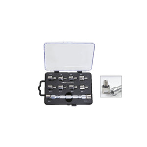 Beta Universal Wheel Spoke Wrench Set With Interchangeable Head And 10 Bits - 3075/K10 - WEB-030750410 - Beta - Trade Counter Direct