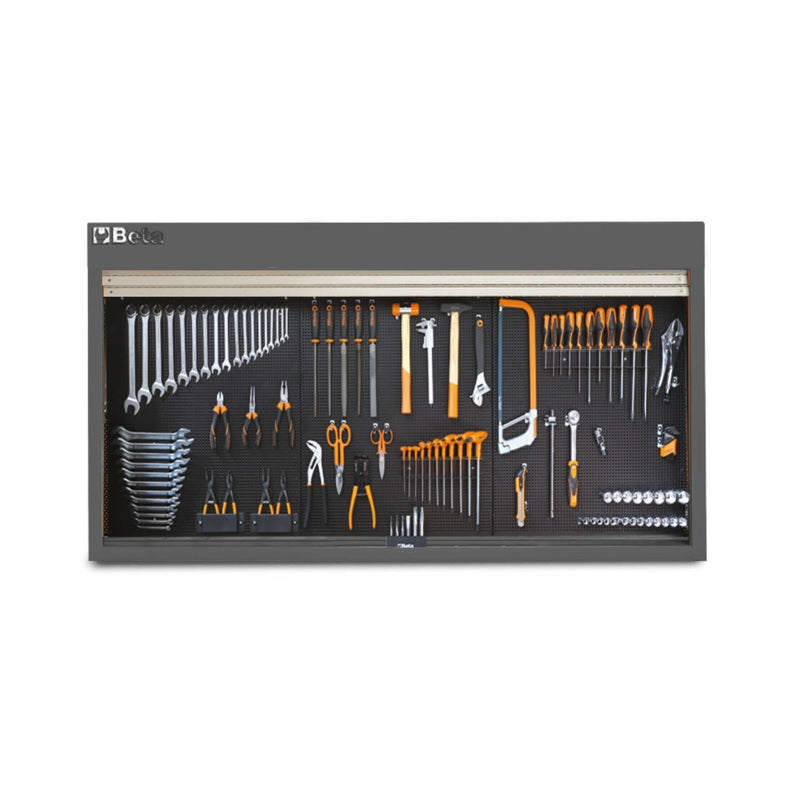 Beta Wall - Mount Panel Tool Holder With Lockable Aluminium Shutter - C57SP - C57SP - C57SP - O - WEB-057001020 - Beta - Trade Counter Direct