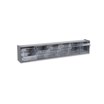 Beta Wall - Mounted Smallwares Holder With 6 Tote Trays - C55PFA - 0,8 - PM/6C - WEB-088880440 - Beta - Trade Counter Direct