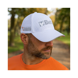Betacollection Baseball Cap With Curved Visor White One Size - 9525WB - WEB-095251032 - BETACollection - Trade Counter Direct