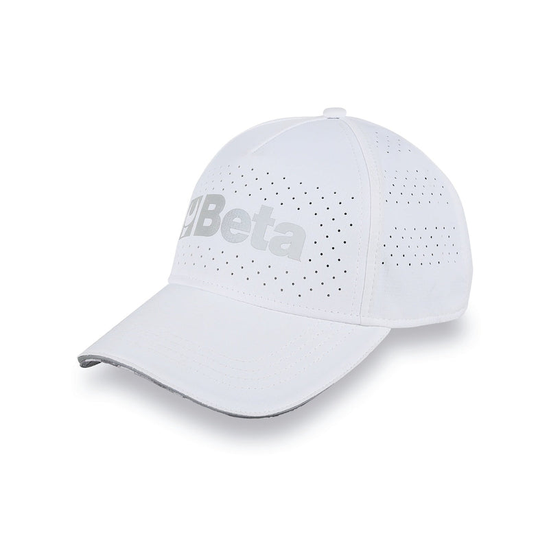 Betacollection Baseball Cap With Curved Visor White One Size - 9525WB - WEB-095251032 - BETACollection - Trade Counter Direct