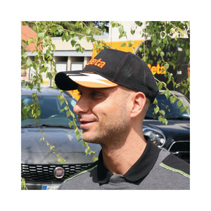 Betacollection Trucker Cap With Curved Visor Black - 9525TR - WEB-095250011 - BETACollection - Trade Counter Direct