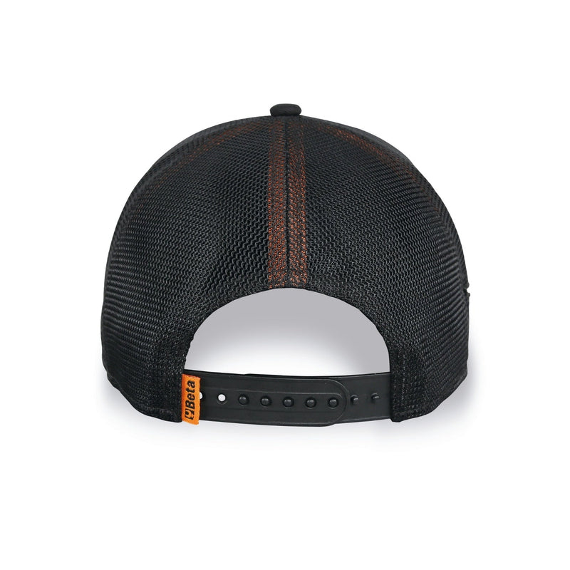 Betacollection Trucker Cap With Curved Visor Black - 9525TR - WEB-095250011 - BETACollection - Trade Counter Direct