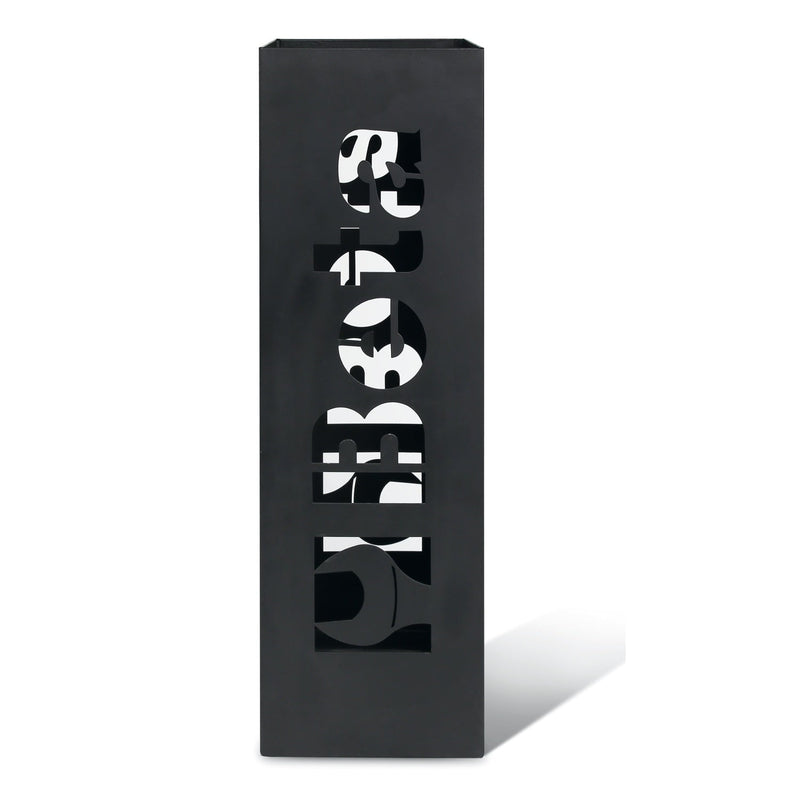 Betacollection Umbrella Stand Black Galvanized And Painted With Drip Tray - 9520P - WEB-095200100 - BETACollection - Trade Counter Direct