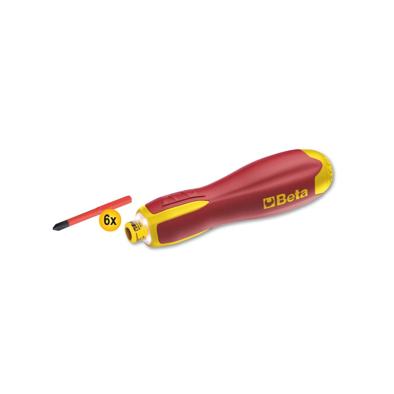 Betaevox Evox - E Electric Screwdriver With 6 Insulated Bits - 1211E/GE - WEB-012110701 - BetaEVOX - Trade Counter Direct