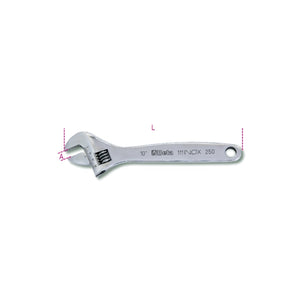 Betainox Stainless Steel Adjustable Wrench 200 Mm - 111INOX - 111INOX 200 - WEB-001110320 - BetaINOX - Trade Counter Direct