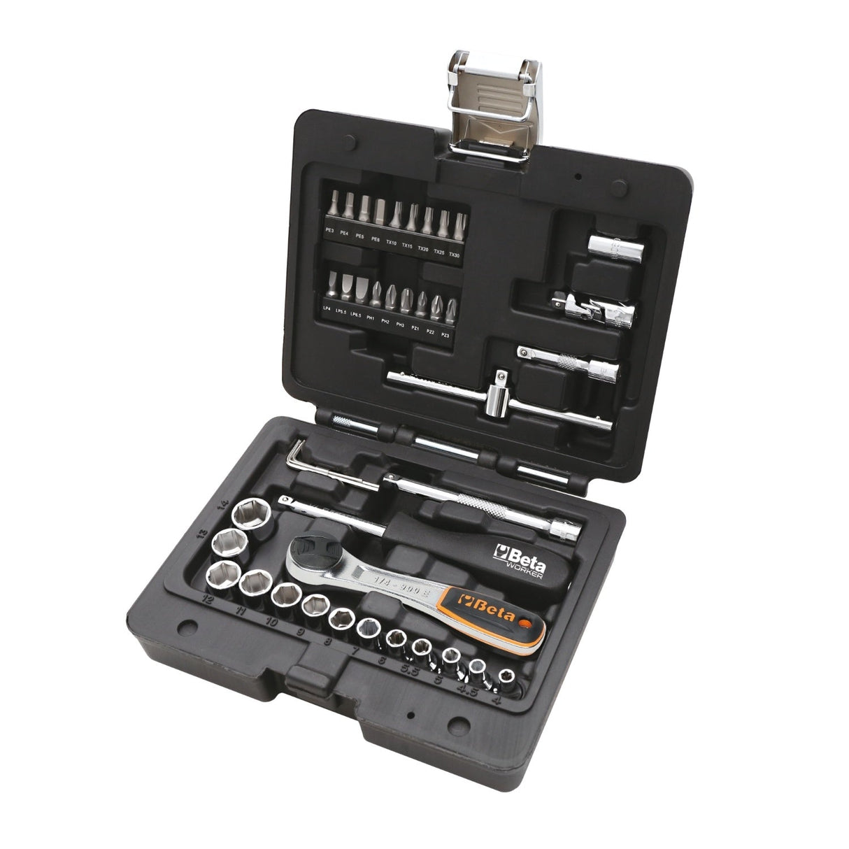 Betaworker 30 - Piece Bit Set With Magnetic Bit Holder In Pocket Case - BW 860EA/31 - WEB-009036142 - BetaWORKER - Trade Counter Direct