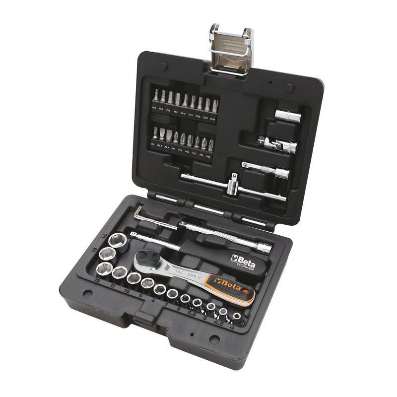 Betaworker 30 - Piece Bit Set With Magnetic Bit Holder In Pocket Case - BW 860EA/31 - WEB-009036142 - BetaWORKER - Trade Counter Direct