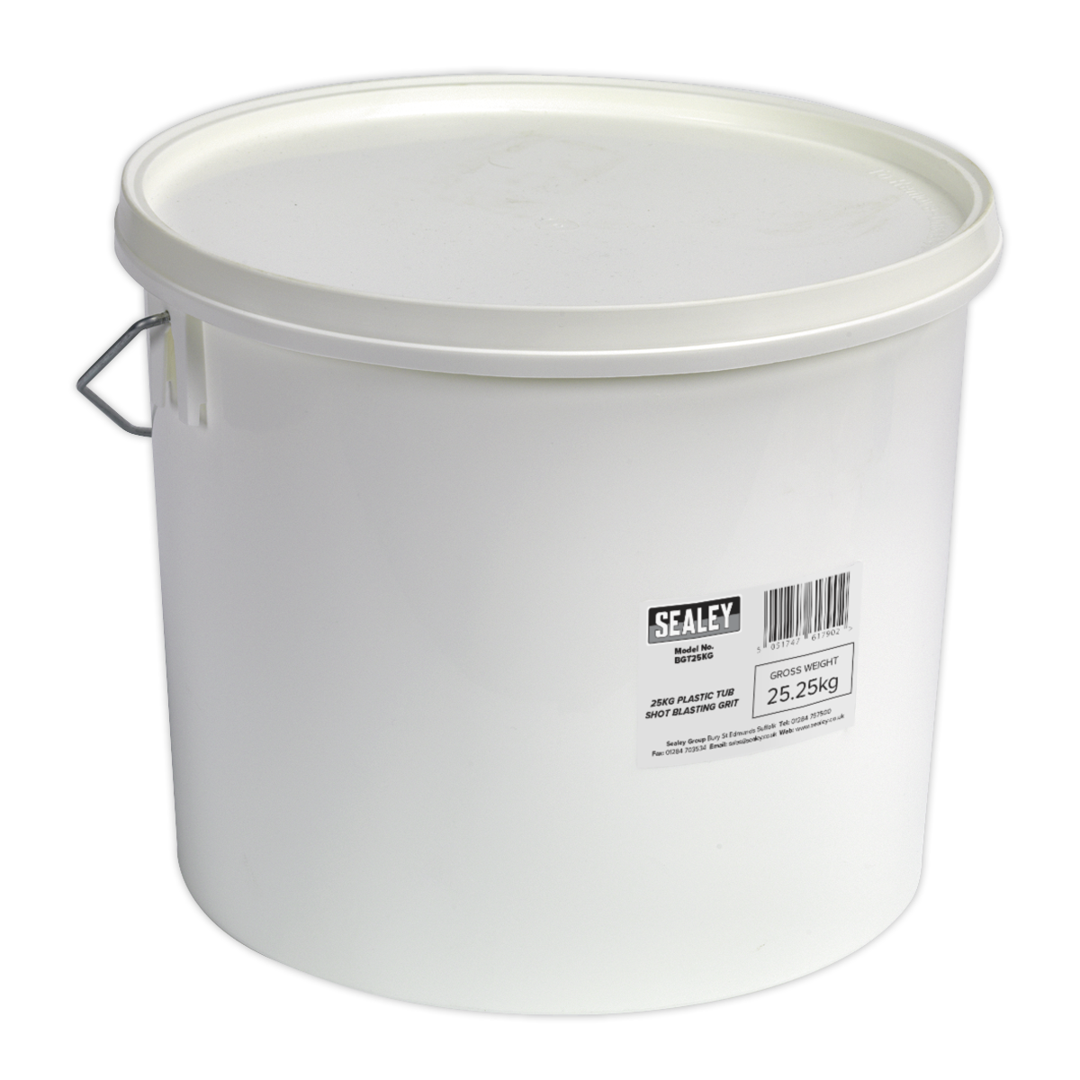 Sealey BGT25KG Shot Blasting Grit 25kg Plastic Tub