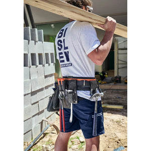 Bisley Shorts Flex & Move™ 4 - Way Stretch Elastic Waist Cargo - BSHC1333_BBLKR77 - Bisley Workwear UK - Trade Counter Direct
